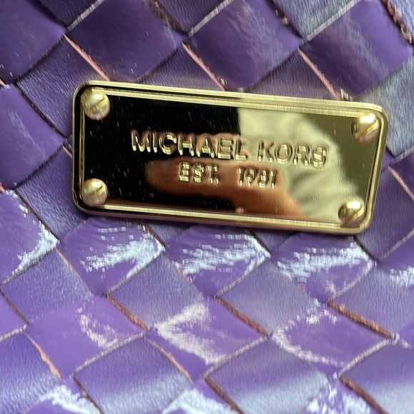 Michael Kors NWT purple large shoulder hobo bag 2009 - Picture 2 of 9